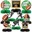 10Pcs Football Party Decorations, Football Centerpieces for Table