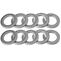 10PCS M14 Oil Drain Plug Gasket Aluminum Engine Oil Crush Washer Seals for OEM 94109-14000 Oil Drain Plug Washer Replacement Honda Accord Acura Civic Ridgeline Odyssey CR-V Pilot Fit Element