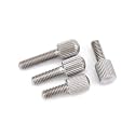 10pcs M2.5 x 10mm Knurled Thumb Hand Screw Bolt Grip Knobs Fastener Stainless Steel
