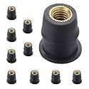 10Pcs M5 Well Nuts Fairing Fasteners Windshield Motorcycle Accessories Screws Universal for Motorcycle Canoe, Boat, Kayak. (M5)