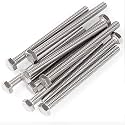 10PCS M8 Hex Bolt, Stainless Steel M8-1.25 x 100mm Hex Head Screw Bolts, A2-70(304) Fully Threaded Hex Tap Bolts