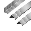 10pcs Metal Aluminum Steel Corner Guards 48” Metal Wall Corner Protector Guard for Walls (1.2 x 1.2 x 48 inch)