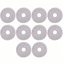 10pcs Mop Pads for ECOVACS DEEBOT X1 Omni/X1 Turbo/T20 Omni/T10 Omni/X2 Omni/T30S/N30 Pro Omni/N30 Omni/T30S AI/T30S Pro/T30S CARE/T50 OMNI/T50 PR O OMNI/T50 MAX P R O OMNI/Yeedi m12 p ro+ Deebot Mop