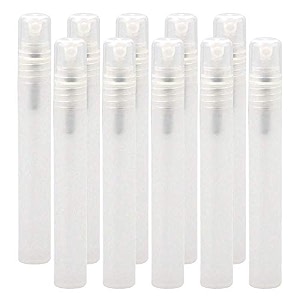 10pcspackfrosted plastic tube empty refillable perfume bottles spray for travel and giftmini portable pen 10ml x 6pcs amp 5ml x 4pcs 10pcspack10ml x 10pcs