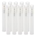 [10Pcs/Pack]Frosted Plastic Tube Empty Refillable Perfume Bottles Spray for Travel and Gift,Mini Portable pen 10ml X 6Pcs &amp; 5ml X 4Pcs (10Pcs/Pack,10ml x 10Pcs)