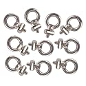10pcs Stainless Steel M3 Piping Rail Stopper Ring for RV Camper Awning Tent Sliding Track