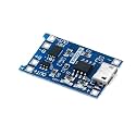 10PCS Type-C Micro 5V 1A 18650 TP4056 Lithium Battery Charger Module Charging Board with Protection Dual Function(18650 Micro)