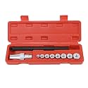 10pcs Universal Clutch Alignment Aligner Tool Set Clutch Hole Corrector Correction Tools with 8 collects Ranging 11~25mm Aluminum Material