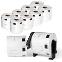 10Roll Compatible with Brother DK-1209 Label 1.1 in x 2.4 in for QL Printer