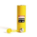 10T 4Inch Stroke Porta Power Single Acting Lifting Cylinder for Shipbuilding, Machinery and Industry, Automatically Retract Split Hydraulic Cylinder Jack, Yellow