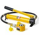10T Hydraulic Cylinder, Low Profile Jack Kit with CP-180 Manual Pump