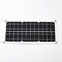 10W Solar Panel Kit with 12V Output, Portable Solar Charger for Outdoor Camping RV and Car Use, Monocrystalline Silicon Solar Power Supply with IP65 Waterproof Rating(Solar Panel)
