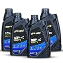 Signate 10W40 Street Race Fully Synthetic Bike Engine Oil 1L, High Performance Engine Oil for Motor Cycle, Maximum Gear Protection & Efficient Performance Bike Oil (Pack of 4)