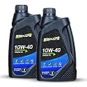 Signate 10W40 Street Race Bike Engine Oil 1L, High Performance Engine Oil for Motor Cycle, Maximum Gear Protection &amp; Efficient Performance Bike Oil (Pack of 2)