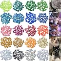 10x Colors / 100 pcs Cat Nail Caps | Cat Claw Covers with Adhesives and Applicators | Beta (S)
