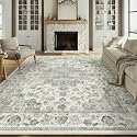10x12Green Neutral Area Rug