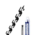 11/16" X 39.37" Auger Bit for Wood, 18x1000mm Extra Long Auger Drill Bit