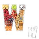 11" Acrylic Letter Charcuterie Tray,Fillable Alphabet &amp; Number Box(Letter W)