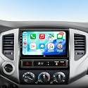 5GHz Wi-Fi6 Car Radio Stereo for Toyota Tacoma 2005-2015, 4+64G Touchscreen Head Unit Bluetooth 5.4 with Android 13/CarPlay/Android Auto/GPS Navigation/FM/RDS Radio/HD Backup Camera (Inches, 9)