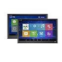 11.6/13.3 Inch 4+64G Headrest Car Monitor IPS Tablet Touch Screen 4K Multifunction Video Player Car Rear Seat Display FM (2 Pcs Black 13.3)