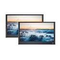 11.6/13.3 Inch 4+64G Headrest Car Monitor IPS Tablet Touch Screen 4K Multifunction Video Player Car Rear Seat Display FM (2 Pcs Black 11.6)