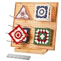 11.8" Crochet Blocking Board &amp; 20 Pins Pegs,Granny Square Blocking Board