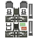 [11 Pack] Upgraded WPW10546503 W10546503 Dishwasher Top Rack Adjuster and W10195372/3 Adjuster Housing for Kitchenaid Dishwasher Parts Upper Rack,KDTE334GPS0 KDTM354DSS4 Kenmore Dishwasher Parts