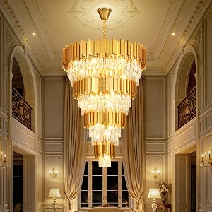 11-Tier K9 Crystal Chandelier 32 inch Modern