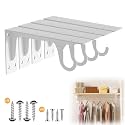 11 x 4.8 Inch Heavy Duty Closet Rod Bracket Support 300 lbs Capacity
