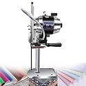 1100W/1200W Electric Fabric Cutting Machine, Electric Cloth Cutting Machine, Vertical Fabric Straight Knife Cutter, Cloth Cutting Machine with Automatic Sharpening Function, for Leather, Paper 210mm