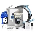 110V DEF Pump Kit for Tote – 10GPM Electric DEF Transfer Pump with K24 External Thread Flowmeter, 4M Discharge Hose & 2M Suction Hose, Auto Nozzle DEF Fluid Transfer System