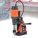 110V Portable Magnetic Drill Machine MD-60 Mag Drill Press Electric Drilling Machine,Surface 0.63'' Boring Diameter,With Dual Cooling Vents,(1800W) MD-S30