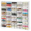 115-Slot Cassette Tape Storage Organizer Rack