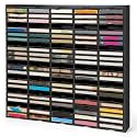 115-Slot Cassette Tape Storage Organizer Rack