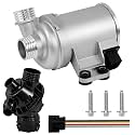 11518635090 Electric Engine Water Pump w/ 11537598865 Engine Coolant Thermostat Housing Compatible with BMW 335i,435i,X5,X6,335i xDrive,335i GT xDrive,435i xDrive,Gran Coupe,M2,M235i,M235i xDrive
