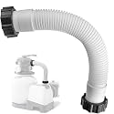 11535 Pool Sand Filter Pump Hose for Intex Sand Filter, 1.5'' Diameter Pool Pump Hose Replacement for Above Ground Pools & Saltwater Systems, 16 Inch Pool Hoses Interconnecting Pool Filter to Pump