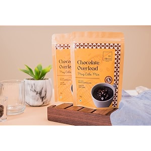 11eleven bakery healthy mug cake mix chocolate overload 200g each  pack of 2  instant and eggles mug cake mix powder  2 step - mix amp bake easy to make100 vegetarian
