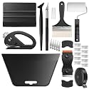 11pcs Wallpaper Smoothing Tool, Peel and Stick Wallpaper Kit, Black