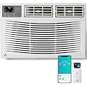 12,000 BTU Window AC, Cools Rooms up to 550 Sq.Ft, 3-Speed Fan, WiFi Enabled, Energy Saving, Auto Restart, Sleep Mode, 24-Hour Timer Included