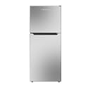 12.1 CU' Refrigerator with Freezer, Apartment Size Refrigerator Top Freezer, 2 Door Fridge with Adjustable Thermostat Control, Freestanding, Door Swing, Stainless Steel (FR 1202 SL)