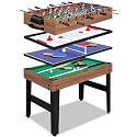 12-in-1 Game Table - 48" Combo Game Table, Ping Pong Table, Foosball Table, Air Hockey Table, Pool Table - Sports Arcade Games with Accessories - Ideal for Game Rooms and Family Game Nights!