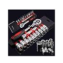 12 in 1 Heavy Duty Socket Set 1/2 Chrome Vanadium Steel Hex 12pc Socket set Goti Set and Ratchet Spanner Tool kit