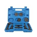 12/13/18/22/35PCS Car Disc Brake Pump Caliper Removal 10 Piston Adapter Compressor Set Rewind Back Brake Repair Tool Accessories(18pcs)