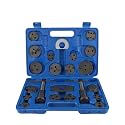 12/13/18/22/35PCS Car Disc Brake Pump Caliper Removal 10 Piston Adapter Compressor Set Rewind Back Brake Repair Tool Accessories(22pcs)