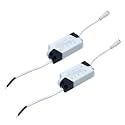 12~18W LED Driver, Constant Current 300mA AC 85~265V Output 36~72V DC Female Connector External Power Supply Rectifier Transformer for LED Ceiling Light