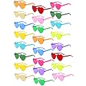 12/24/36 Pair Party Sunglasses Bulk Heart/Star Shaped for Kids Adults
