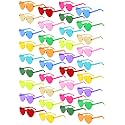 12/24/36 Pair Party Sunglasses Bulk Heart/Star Shaped for Kids Adults