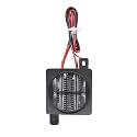 12/24/48/110/220V Heater With Fan 50W~400W Insulated Ceramic Thermostatic Fan Pet Insulation Incubator Heater(24V 300W)