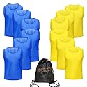 12/24/48PCS Pinnies Youth Team Pennies for Sports Kids Adults