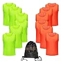 12/24/48PCS Pinnies Youth Team Pennies for Sports Kids Adults